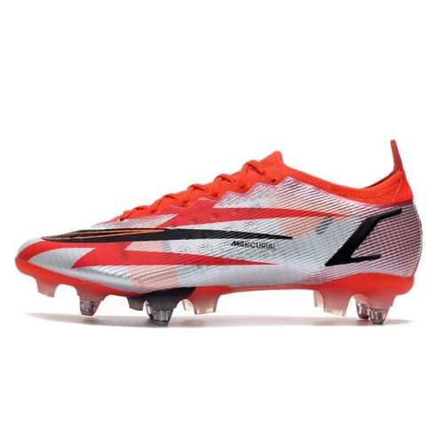fodboldstøvler Nike Mercurial Vapor 14 Elite SG-Pro CR7 Spark Positivity - Rød Sort Hvid Orange_2.jpg